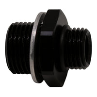 Thumbnail for DeatschWerks 6AN ORB Male to M18 X 1.5 Metric Male (Incl O-Ring and Washer) - Anodized Matte Black