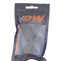 Thumbnail for DeatschWerks 8 AN Female Flare Swivel 60-Degree Hose End CPE - Anodized Matte Black