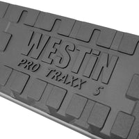 Thumbnail for Westin 2015-2018 Ford F-150 SuperCab PRO TRAXX 5 Oval Nerf Step Bars - Black