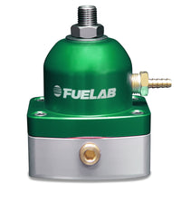 Thumbnail for Fuelab 515 TBI Adjustable FPR 10-25 PSI (2) -6AN In (1) -6AN Return - Green