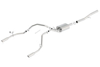 Thumbnail for Borla 14 Silv/Sierra 1500 EC Std/CC Short 143.5in WB S-Type Single Split Rear Exit Cat-Back Exhaust