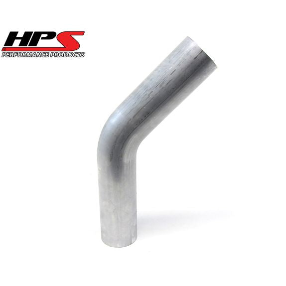HPS 1" OD 45 Degree Bend 6061 Aluminum Elbow Pipe 16 Gauge w/ 1 1/2" CLR
