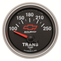 Thumbnail for Autometer GM Bowtie Black 2-1/16in 100-250 Degree F Electronic Transmission Temperature Gauge