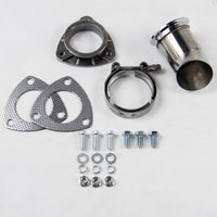 Thumbnail for Granatelli 2.5in 304SS Turn Down w/V-Band & Gaskets