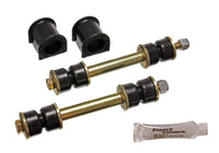 Thumbnail for Energy Suspension 89 Toyota 4Runner 2/4WD Black 24mm Complete Front Sway Bar Bushing Set