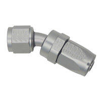 Thumbnail for DeatschWerks 8AN Female Swivel 30-Degree Hose End CPE - Anodized Titanium