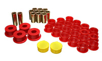 Thumbnail for Energy Suspension 91-94 Nissan Sentra/NX1600/2000 Red Rear Control Arm Bushing Set