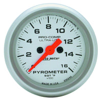 Thumbnail for AutoMeter Dsl Gauge Kit A-Pillar W/Spkr Ram 98-02 Boost/Egt 35PSI/1600 Deg. F Ultra-Lite