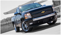 Thumbnail for Bushwacker 07-13 Chevy Silverado 1500 Fleetside OE Style Flares 4pc 69.3in Bed - Black
