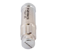 Thumbnail for NRG 700 Series M12 X 1.25 Steel Lug Nut w/Dust Cap Cover Set 21 Pc w/Locks & Lock Socket - Silver