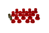 Thumbnail for Energy Suspension Polaris RZR XP 1000 Front Control Arm Bushings - Red