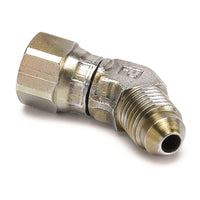 Thumbnail for Autometer -4AN Elbow Fitting - 45 Deg w/ Swivel Nut