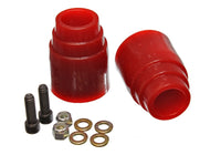Thumbnail for Energy Suspension 00-04 Ford Excursion Red Rear Axle Bump Stop Set