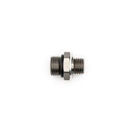 Thumbnail for DeatschWerks 6AN ORB Male to M12 X 1.5 Metric Male (Incl O-Ring and Washer) - Anodized Matte Black