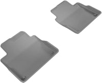Thumbnail for 3D MAXpider 2017-2019 Volvo S90/V90 Kagu 2nd Row Floormats - Gray