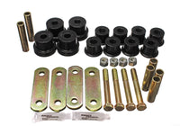 Thumbnail for Energy Suspension 67-81 Chevrolet Camaro Black Heavy Duty Shackle Set (Includes Hardware)
