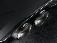 Thumbnail for Akrapovic 14-17 BMW M3/M4 (F80/F82) Tail Pipe Set (Carbon)