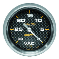 Thumbnail for AutoMeter Gauge Vacuum 2-5/8in. 30Inhg Digital Stepper Motor Carbon Fiber