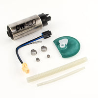 Thumbnail for DeatschWerks 415LPH DW400 Fuel Pump w/9-1047 Install Kit 15-17 Ford Mustang V6/GT w/ 1/8in Venturi