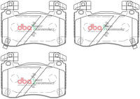 Thumbnail for DBA 2018+ Kia Stinger V6 Twin Turbo SP Performance Front Brake Pads