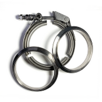Thumbnail for Stainless Bros 3.0in SS304 V-Band Quick Release Clamp Assembly (2 Flanges/1 Clamp)