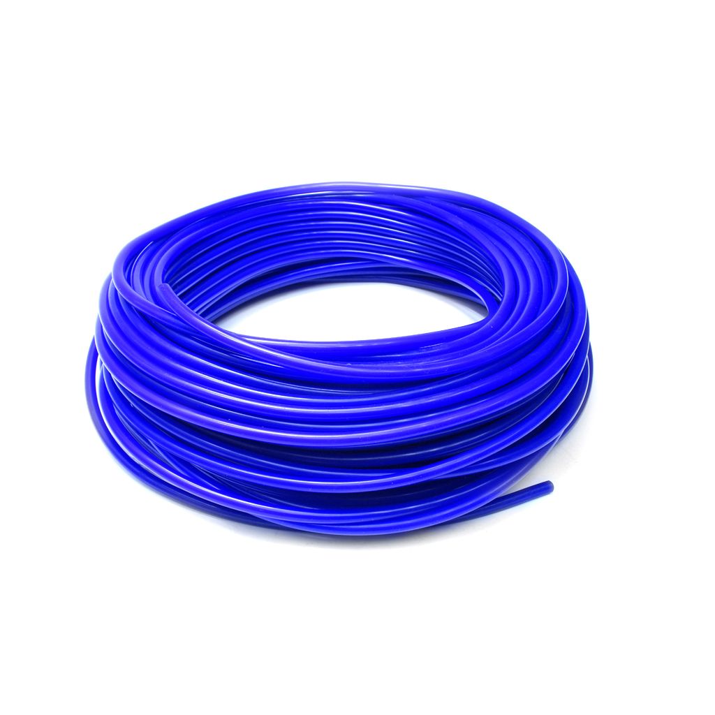 HPS 9/32" (7mm) ID Blue High Temp Silicone Vacuum Hose - 100 Feet Pack