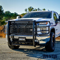 Thumbnail for Westin 2020 Chevrolet Silverado 2500/3500 HDX Grille Guard - Black