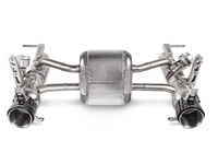 Thumbnail for Akrapovic 16-17 Ferrari 488 GTB/488 Spyder Slip-On Line (Titanium) w/ Carbon Tips