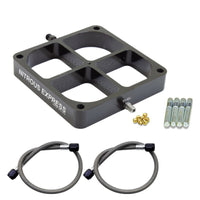 Thumbnail for Nitrous Express Single Entry Crossbar 8500 Based Throttle Body Nitrous Plate Conversion