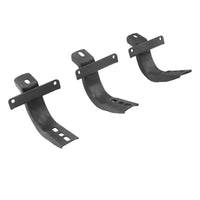 Thumbnail for Go Rhino 2021+ Ford Bronco Brackets for OE Xtreme Cab Length Side Steps Textured Black