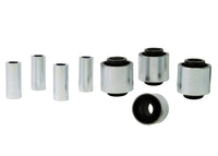 Thumbnail for Whiteline Plus 9/89-8/09 Subaru Legacy Rear Control Arm Lower Front Inner & Outer Bushing Kit