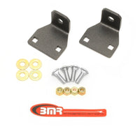 Thumbnail for BMR 10-11 5th Gen Camaro Rear Lower Control Arm End Link Mounting Brace - Black Hammertone