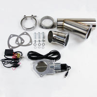 Thumbnail for Granatelli 3.0in Stainless Steel Electronic Exhaust Cutout