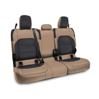 Thumbnail for PRP  2020+Jeep Gladiator JT Rear Bench Cover with Cloth Interior - Black/Tan