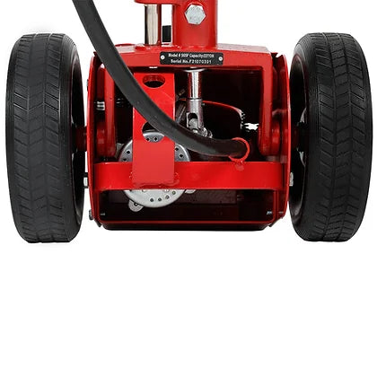 American Forge 565F 22 Ton Air Assist Truck Axle Jack - 2 Pc Handle