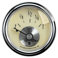 Thumbnail for AutoMeter Gauge Fuel Level 2-1/16in. 0 Ohm(e) to 90 Ohm(f) Elec Prestige Antq. Ivory