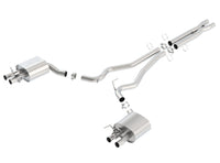 Thumbnail for Borla 15-16 Ford Mustang Shelby GT350 5.2L ATAK Cat Back Exhaust (Uses Factory Valence)