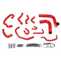 Thumbnail for HPS Reinforced Red Silicone Radiator + Heater Hose Kit Coolant for Toyota 93-95 4Runner 3.0L V6 Left Hand Drive