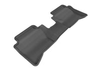 Thumbnail for 3D MAXpider 2012-2013 Kia Rio/Rio5 Kagu 2nd Row Floormats - Black