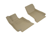 Thumbnail for 3D MAXpider 2018-2020 Mercedes-Benz E-Class Coupe C238 Kagu 1st Row Floormat - Tan