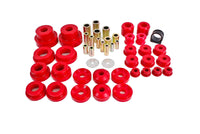 Thumbnail for BMR 10-13 5th Gen Camaro Pro Version Total Suspension Bushing Kit (BK030/BK021/BK022) - Black/Red