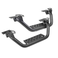Thumbnail for Go Rhino Dominator Extreme D6 SideSteps - Tex Blk - 4in Drop Down Steps (Pair)