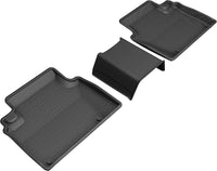 Thumbnail for 3D MAXpider 2018-2019 Honda Clarity Plug-in Hybrid Kagu 2nd Row Floormats - Black