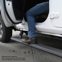 Thumbnail for RealTruck 07-17 Jeep Wrangler 4dr VoltStep Electric Running Board Kit (Cut Req.) - Tex. Blk