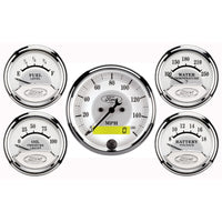 Thumbnail for Autometer Ford Racing Kit Box (5 pc In-Dash Elec Speedo/Oil Pressure/Water Temp/Fuel Level/Volt)