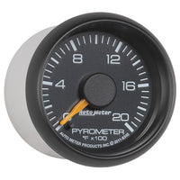 Thumbnail for Autometer Factory Match Chevy 2-1/16in FSE 0-2000 Pyro Kit Gauge