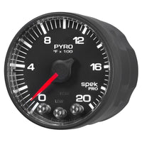 Thumbnail for Autometer Spek-Pro 52.4mm 0-2000F Digital Stepper Motor Pyrometer Gauge