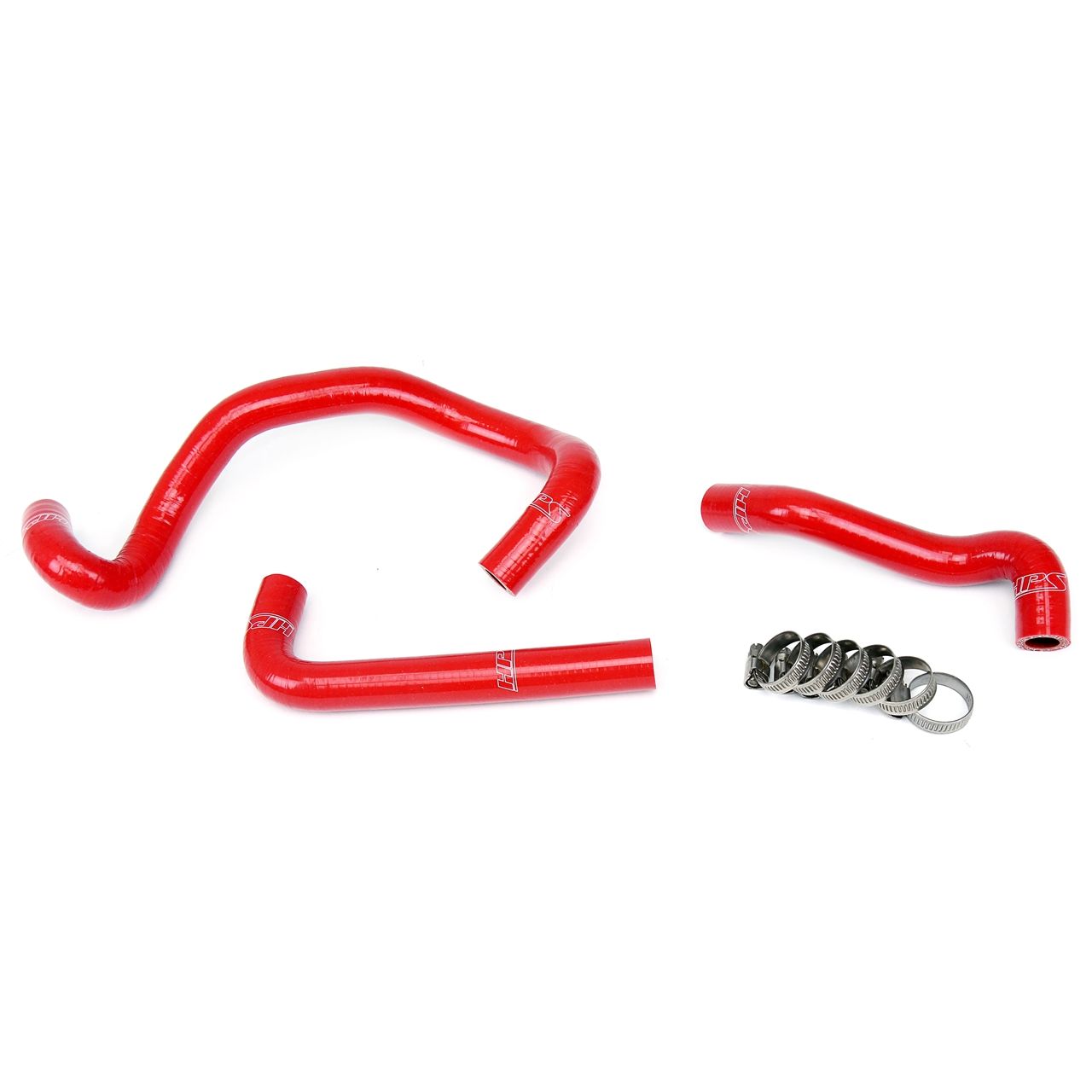 HPS Red Reinforced Silicone Heater Hose Kit for Mazda 86-92 RX7 FC3S Turbo LHD