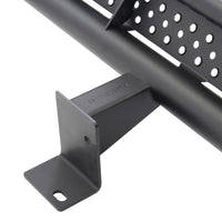 Thumbnail for Go Rhino 07-18 Jeep Wrangler JKU 4dr Xtreme Frame Mount Sliders - Tex. Blk