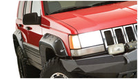 Thumbnail for Bushwacker 93-98 Jeep Grand Cherokee Cutout Style Flares 4pc - Black